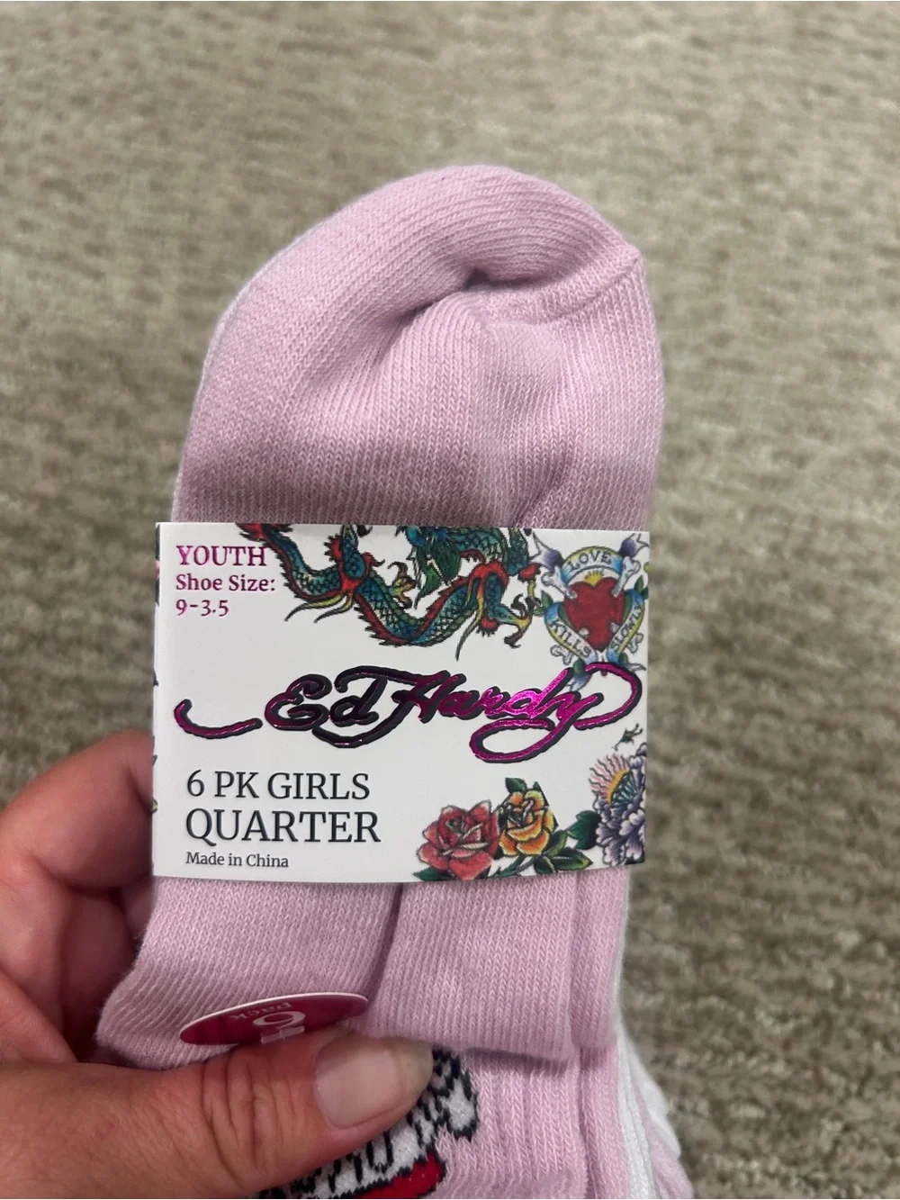 Ed Hardy soft pink